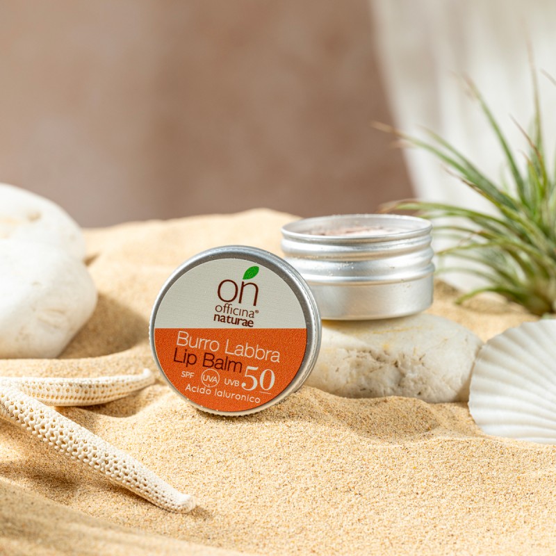 Lip Butter Sunscreen SPF 50 in aluminum jar